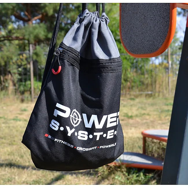 Спортивний рюкзак POWER SYSTEM PS-7011 Gym Sack Alpha Blak/Grey