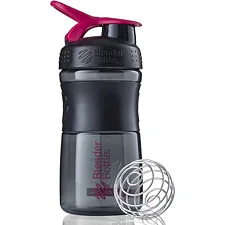 Спортивный шейкер-бутылка BLENDERBOTTLE SportMixer Flip 20oz/590мл Black/Plum