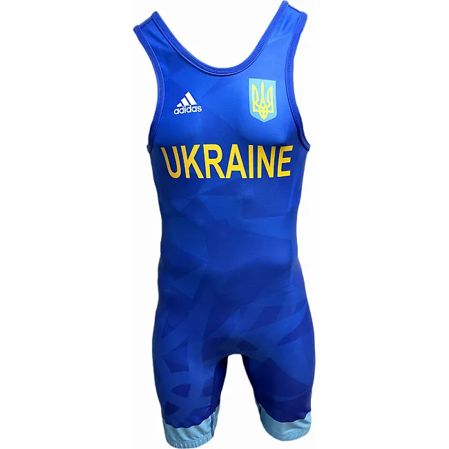 Трико для боротьби Adidas UWW (синій, 1633BLUE V1)