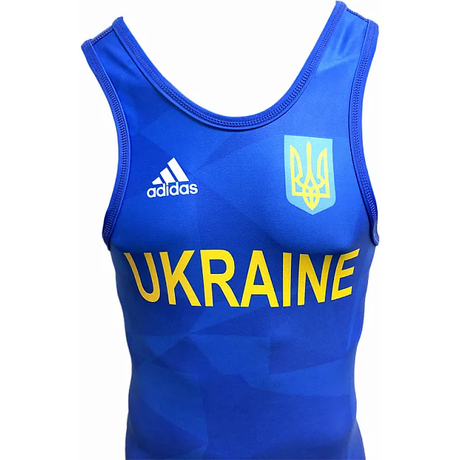 Трико для боротьби Adidas UWW (синій, 1633BLUE V1)
