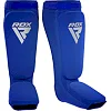 Защитные щитки для ног RDX Hosieri Shin Instep Guard Blue Защитные щитки для ног RDX Hosieri Shin Instep Guard Blue
