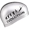 Шапочка для бассейна текстильная MADWAVE Husky Evolution M058412 (Серебряный)