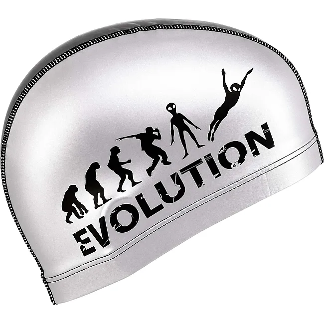 Шапочка для бассейна текстильная MADWAVE Husky Evolution M058412 (Серебряный)