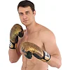 Перчатки для бокса кожа TOP KING GCT01 (Черный-золотой)