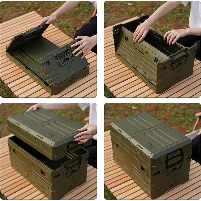 Ящик складной NILS CAMP NCB4003 42 л, зеленый