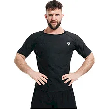 Чоловіча футболка RDX M1 з ефектом сауни Black XL