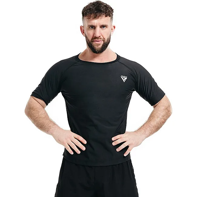 Чоловіча футболка RDX M1 з ефектом сауни Black XL