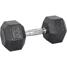 Гантель шестигранный inSPORTline Hexsteel 15 кг