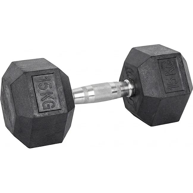 Гантель шестигранный inSPORTline Hexsteel 15 кг