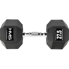 Гантель шестигранный HMS HEX PRO, 27,5 кг