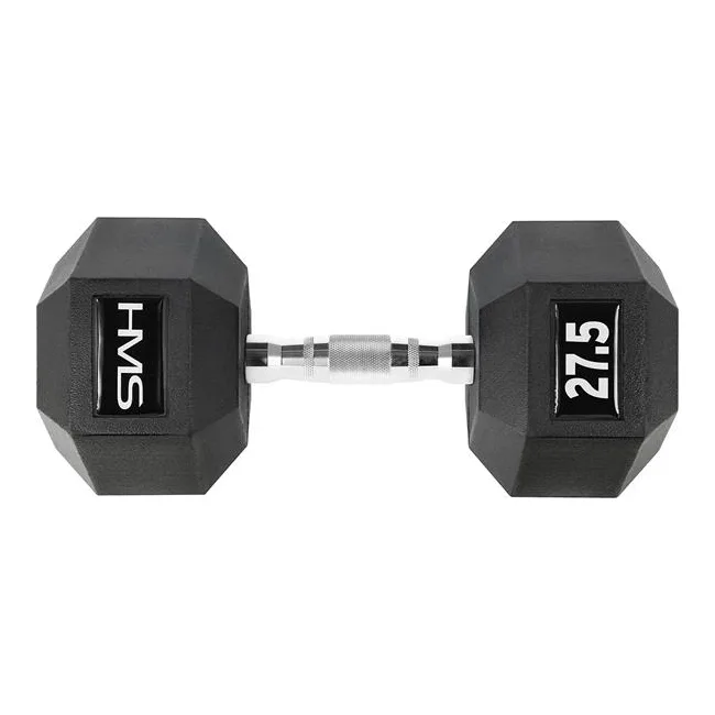 Гантель шестигранный HMS HEX PRO, 27,5 кг