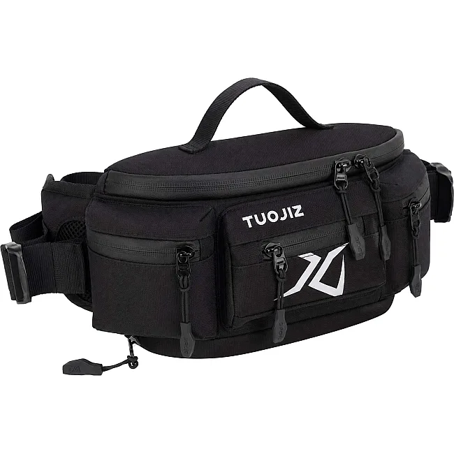 Сумка на пояс через плечо бананка TUOJIZ MS-5635 (Черный)