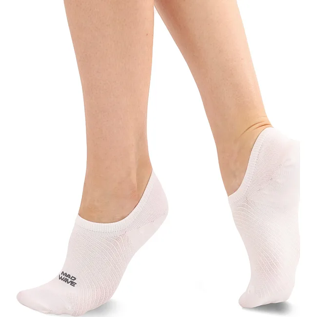 Носки следы спортивные унисекс короткие MADWAVE AntiOdor Gym M135004 (Белый)