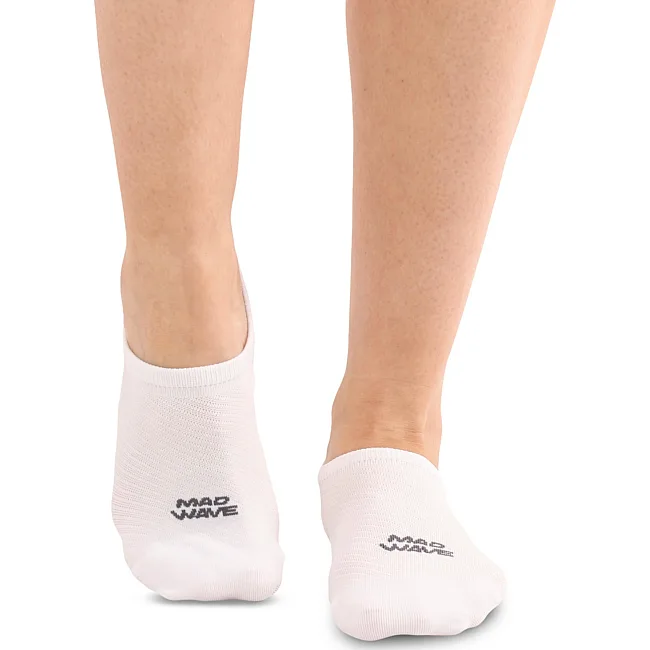 Носки следы спортивные унисекс короткие MADWAVE AntiOdor Gym M135004 (Белый)