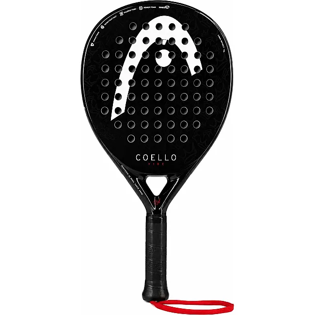 Ракетка для падел-тенниса Padel HEAD Coello Vibe 226155 (Черный)