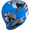 Шапочка для бассейна силиконовая для взрослых MADWAVE Raсcoons M057422 (Синий)