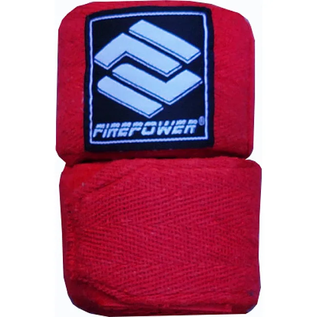 Бинты боксерские FirePower FPHW6 Cotton 4,5м Красные