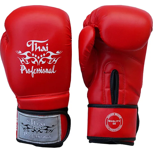 Боксерские перчатки Thai Professional BG3 NEW Красные