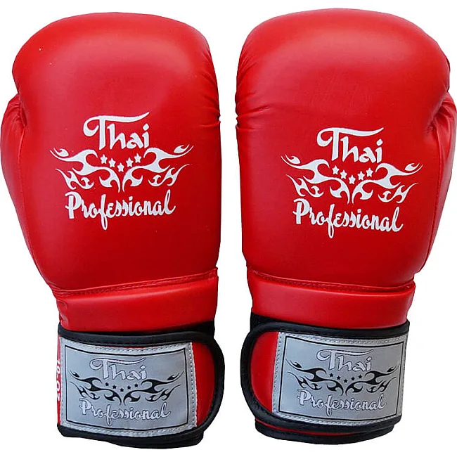 Боксерские перчатки Thai Professional BG3 NEW Красные