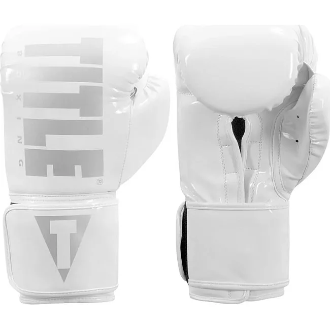 Боксерские перчатки TITLE Boxing Inferno Intensity Elastic Training Белые