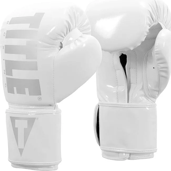 Боксерские перчатки TITLE Boxing Inferno Intensity Elastic Training Белые