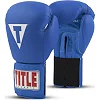Боксерские перчатки TITLE Classic Originals Leather Training Gloves Elastic 2.0 Синие Боксерские перчатки TITLE Classic Originals Leather Training Gloves Elastic 2.0 Синие