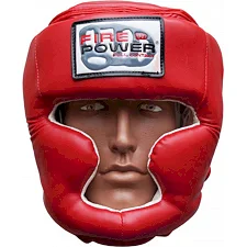 Боксерский шлем FirePower FPHGA3 Красный