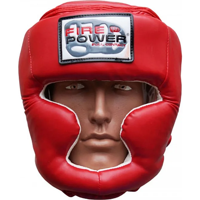 Боксерский шлем FirePower FPHGA3 Красный