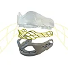 Капа SAFEJAWZ Nitro Series Серая с салатовым