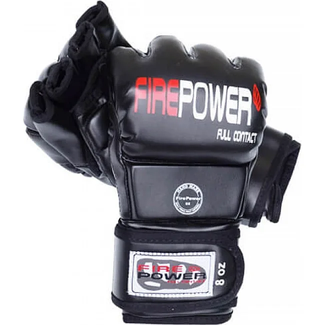 Перчатки MMA FirePower FPMGA2 Черные