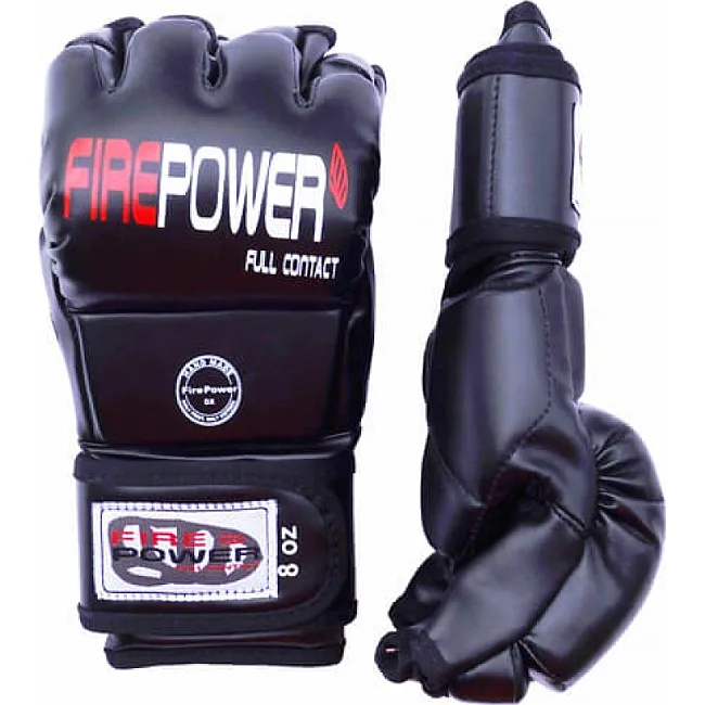 Перчатки MMA FirePower FPMGA2 Черные