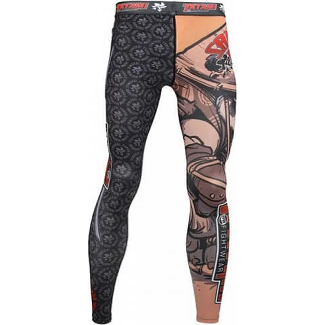 Штаны компрессионные Tatami Fightwear Samurai Panda Принт
