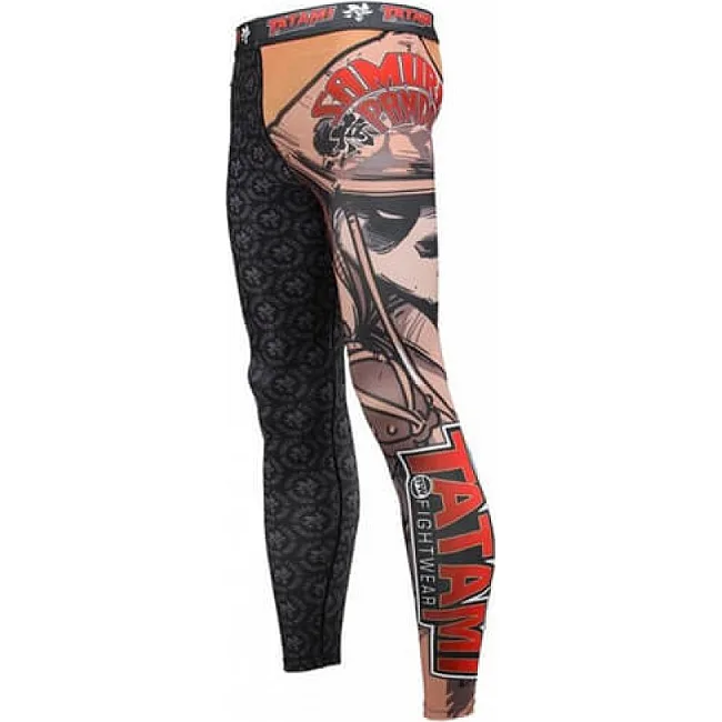 Штаны компрессионные Tatami Fightwear Samurai Panda Принт