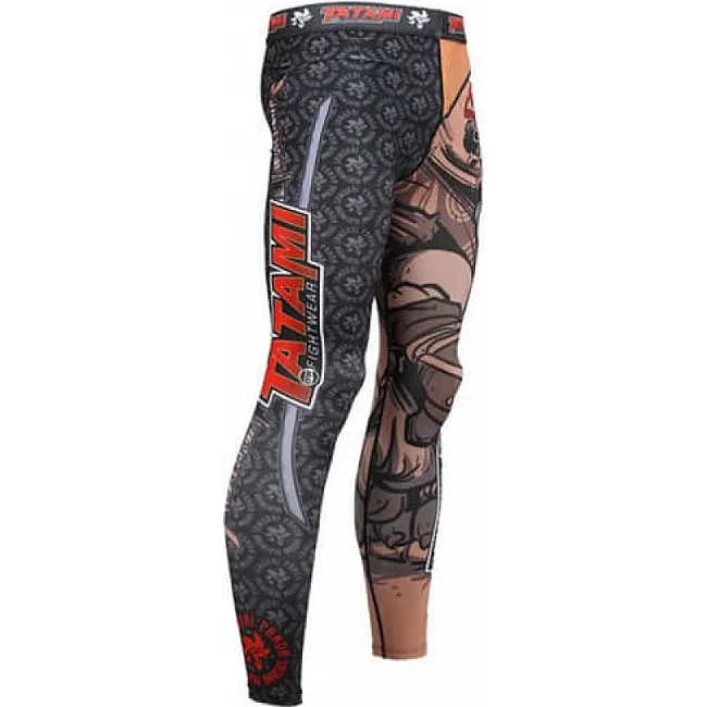Штаны компрессионные Tatami Fightwear Samurai Panda Принт