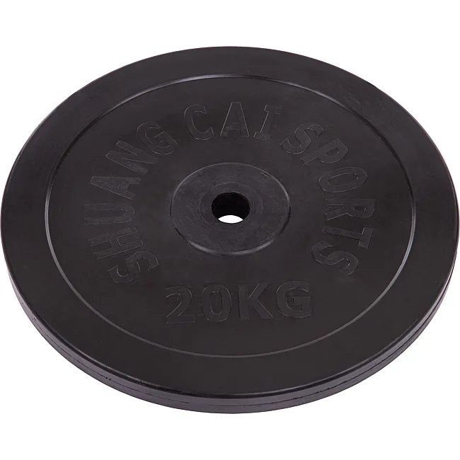 Блины диски обрезиненные SHUANG CAI SPORTS TA-2188-20S 30мм 20кг