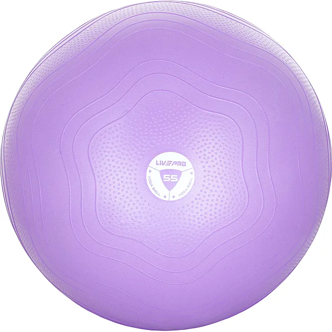 Фитбол укрепление ANTI-BURST CORE-FIT EXERCISE BALL фиолетовый 55см