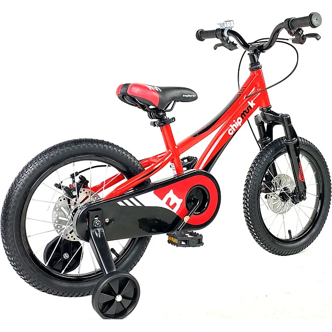 Велосипед детский RoyalBaby Chipmunk EXPLORER 16", OFFICIAL UA, красный