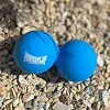 Массажный двойной мяч силиконовый PowerPlay PP-4355 Silicone Lacrosse Peanut Ball (6.3*12.6см.) Синий