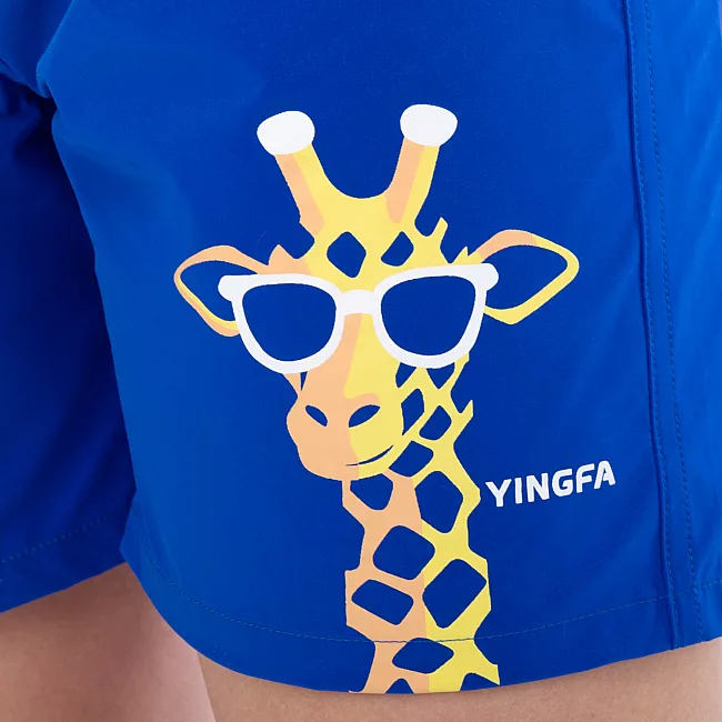 Шорты для плавания детские YINGFA 24S670 возраст 4-14 лет (Синий)