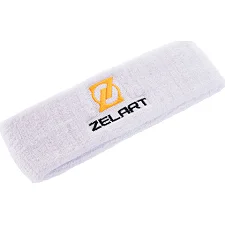 Пов'язка спортивна махрова на голову від поту ZELART BC-2972 (Білий)
