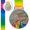 Медаль спортивная с лентой цветная тематическая SP-SPORT Бег Марафон C-0348 ø6,5см (Серебряный) Медаль спортивная с лентой цветная тематическая SP-SPORT Бег Марафон C-0348 ø6,5см (Серебряный)