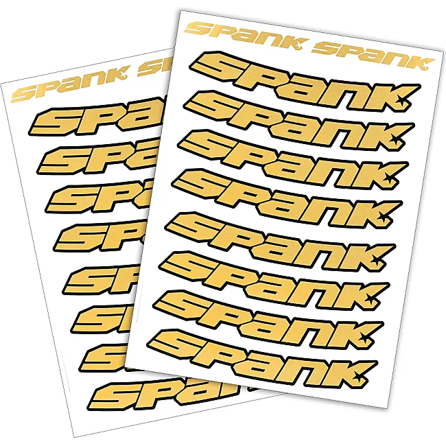 Набор наклеек на обода SPANK Decal kit, Yellow