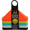 Фишки конусы тренировочные треугольные набор SP-SPORT
 C-8651 50шт