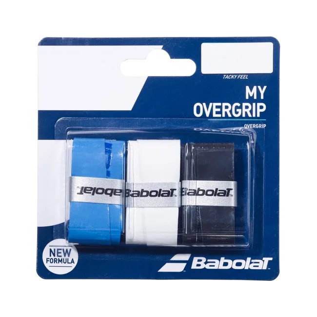 Обмотка Babolat My overgrip X3 black/blue/white