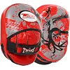 Лапа боксерська зігнута тренувальна шкіра TWINS TW4 23x18x6см 2штуки (Червоний)