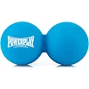 Масажний силіконовий подвійний м'яч PowerPlay PP-4355 Silicone Lacrosse Peanut Ball (6.3*12.6см.) Синій