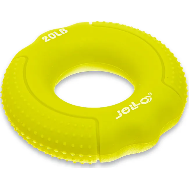 Кістовий еспандер кільце JELLO FI-1788 1шт навантаження 4,5-27кг (Жовтий)