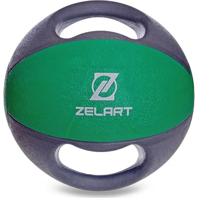 Медбол мяч медицинский двуручный с хватами ZELART
 FI-2619-9 9кг