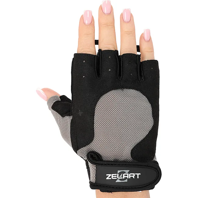 Тренировочные перчатки для фитнеса
 ZELART

 SB-161732 (Черный-красный)