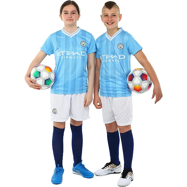 Футбольная форма детская с символикой клуба
 MANCHESTER CITY домашняя 2024 SP-SPORT
 CO-6317 20-28